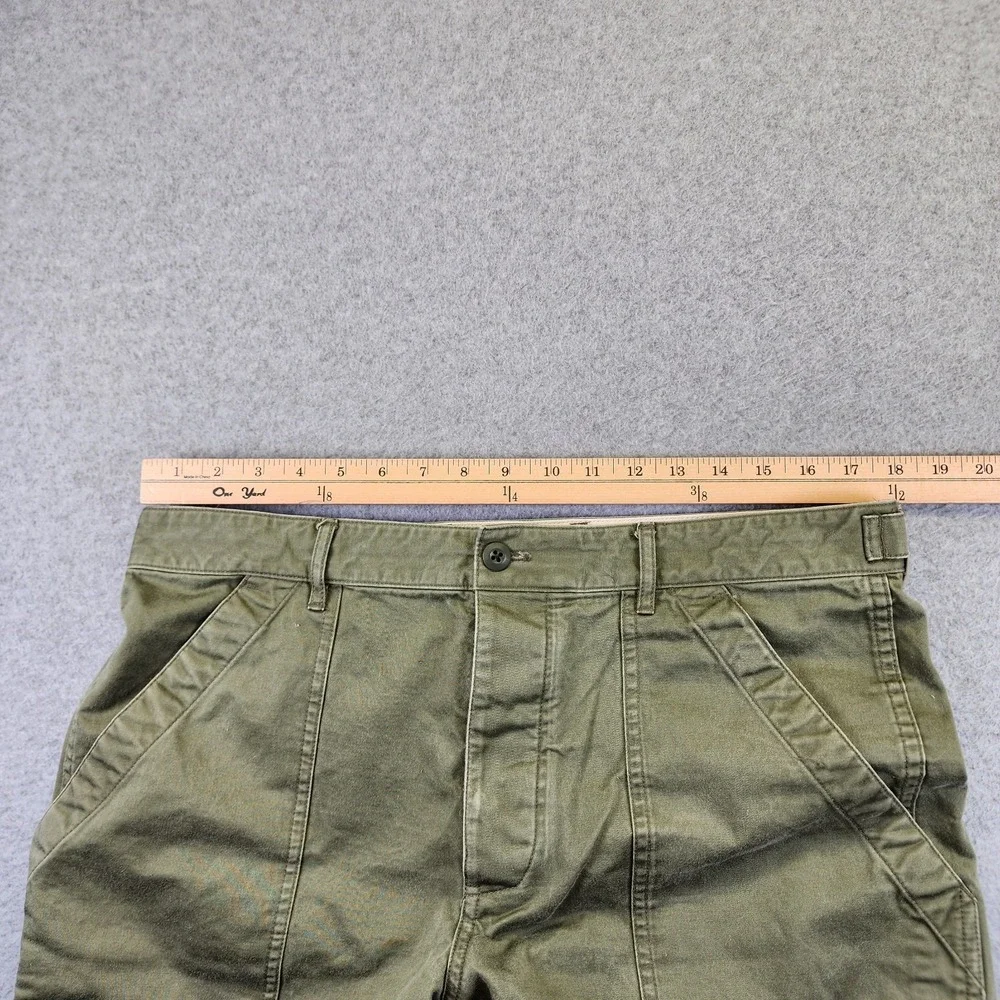 Wallace & Barnes Mens 35 Utility Shorts Green Military Army OG 107 Camp Fatigue